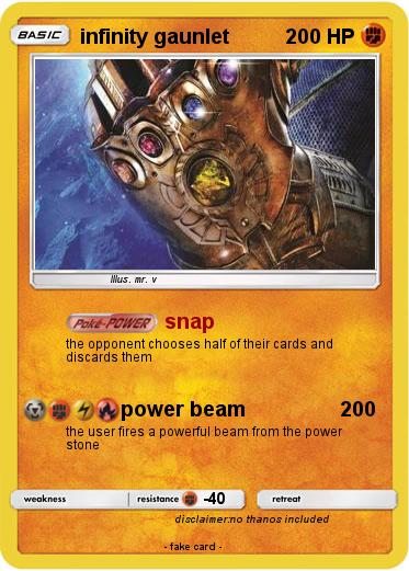 Pokemon infinity gaunlet