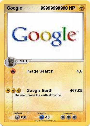 Pokemon Google               999999999