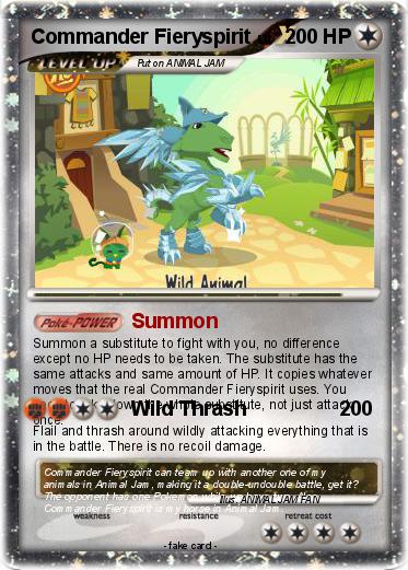 Pokemon Commander Fieryspirit