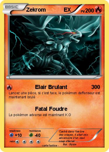 Pokemon Zekrom            EX
