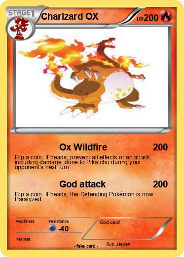 Pokemon Charizard OX