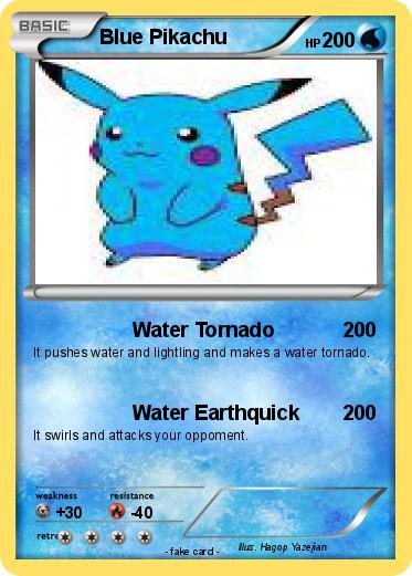 Pokemon Blue Pikachu