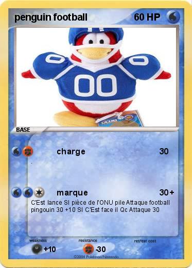 Pokemon penguin football 