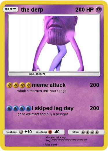 Pokemon the derp