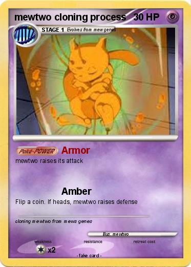 Pokemon mewtwo cloning process