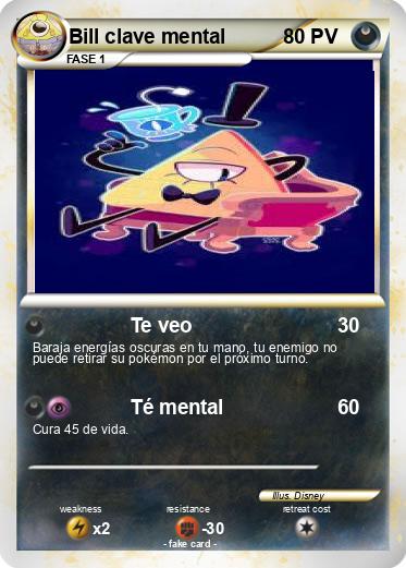 Pokemon Bill clave mental