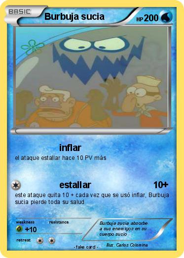 Pokemon Burbuja sucia