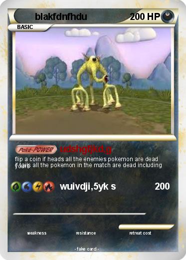 Pokemon blakfdnfhdu