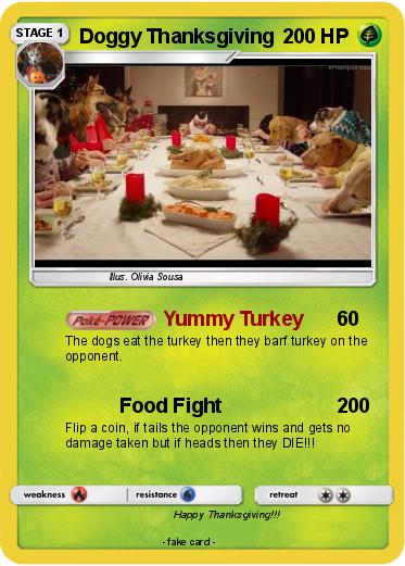 Pokemon Doggy Thanksgiving