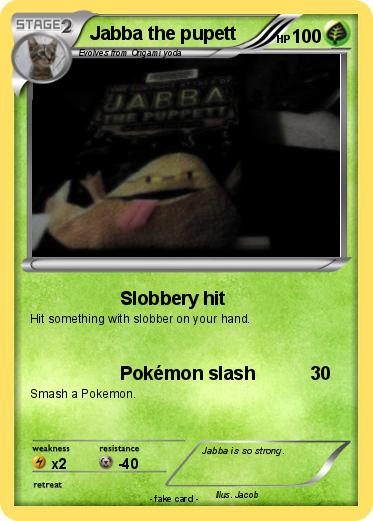 Pokemon Jabba the pupett