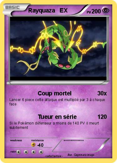 Pokemon Rayquaza   EX