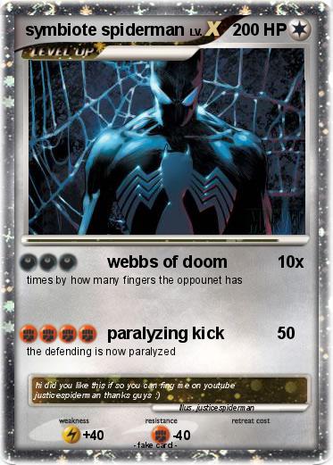 Pokemon symbiote spiderman