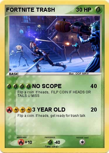 Pokemon FORTNITE TRASH