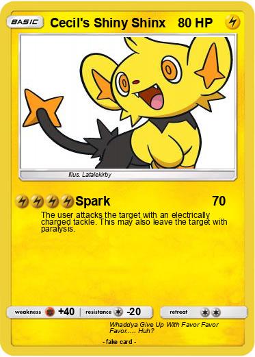 Pokemon Cecil's Shiny Shinx