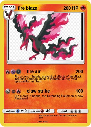 Pokemon fire blaze