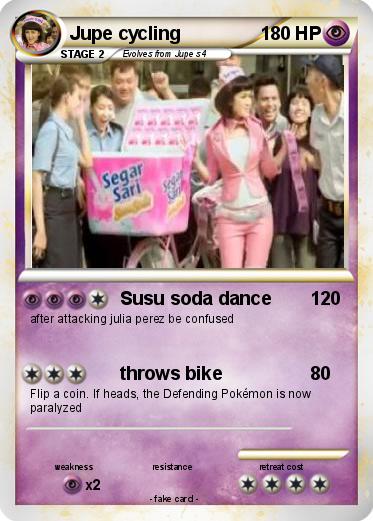 Pokemon Jupe cycling