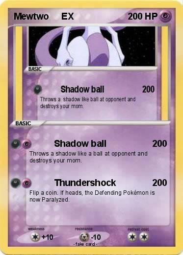 Pokemon Mewtwo     EX