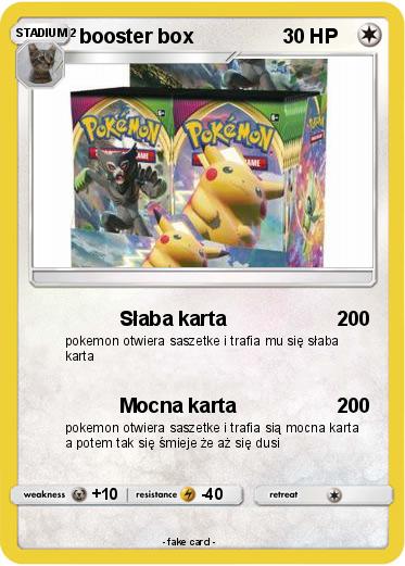 Pokemon booster box