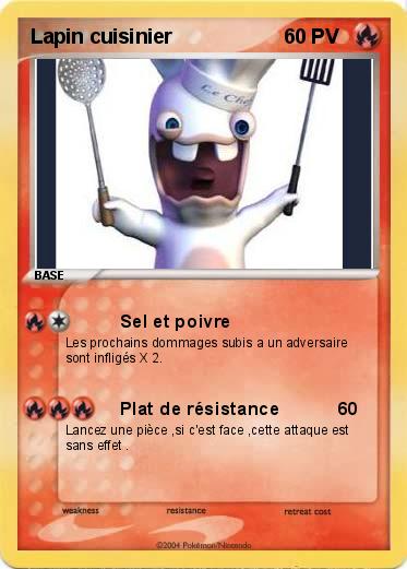 Pokemon Lapin cuisinier