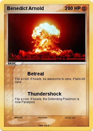 Pokemon Benedict Arnold
