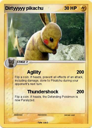 Pokemon Dirtyyyyy pikachu