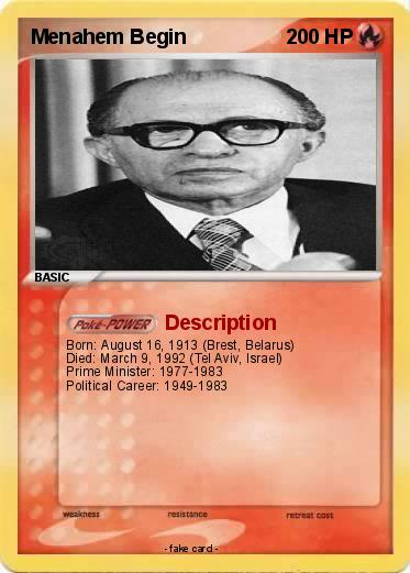 Pokemon Menahem Begin