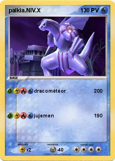 Pokemon palkia.NIV.X