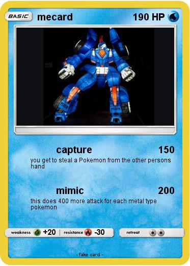 Pokemon mecard