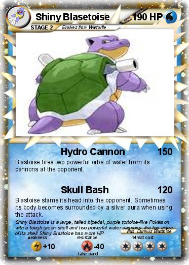 Pokemon Shiny Blasetoise