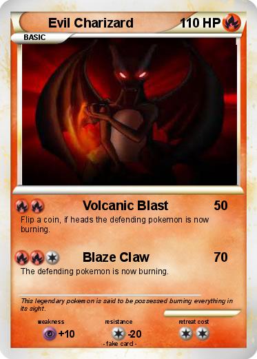 Pokemon Evil Charizard