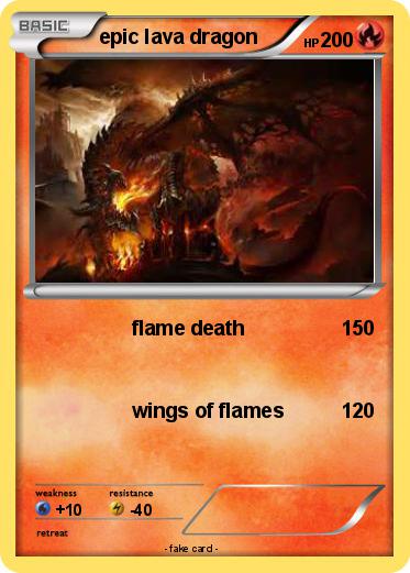 Pokemon epic lava dragon