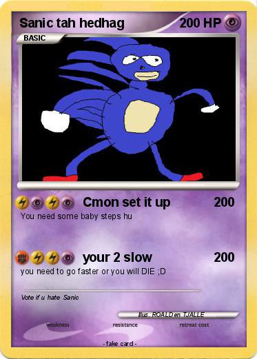 Pokemon Sanic tah hedhag