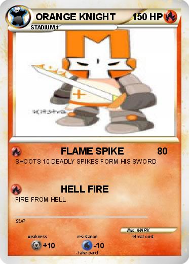 Pokemon ORANGE KNIGHT