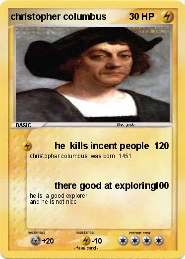 Pokemon christopher columbus