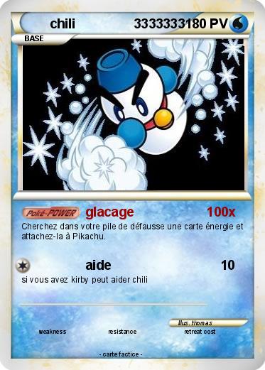 Pokemon chili                3333333