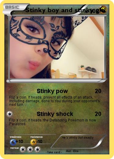 Pokemon Stinky boy and stinky girl