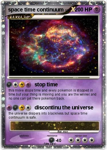Pokemon space time continuum