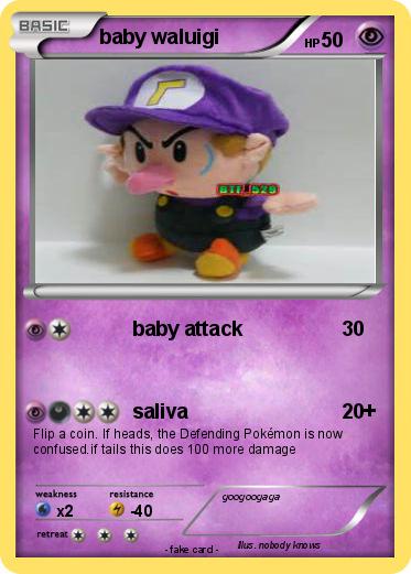Pokemon baby waluigi