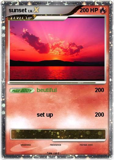 Pokemon sunset