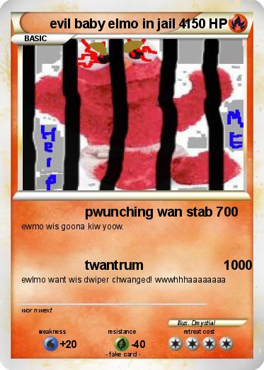Pokemon evil baby elmo in jail 4