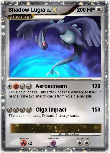 Pokemon Shadow Lugia