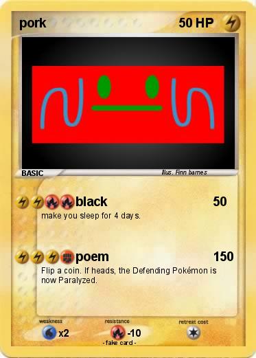 Pokemon pork