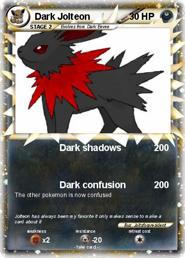 Pokemon Dark Jolteon
