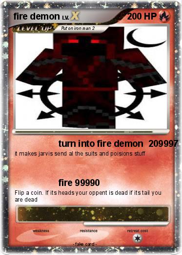 Pokemon fire demon