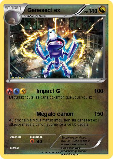 Pokemon Genesect ex