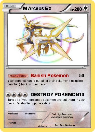 Pokemon M Arceus EX