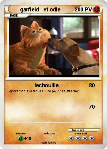 Pokemon garfield   et odie