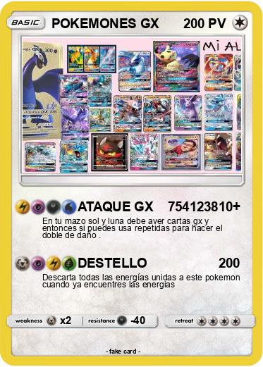 Pokemon POKEMONES GX