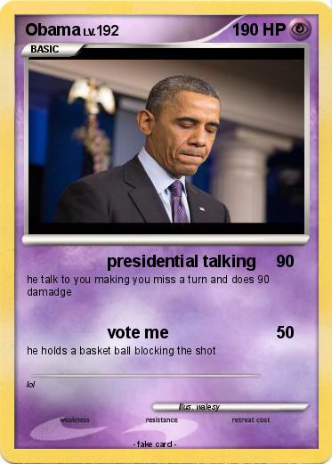 Pokemon Obama