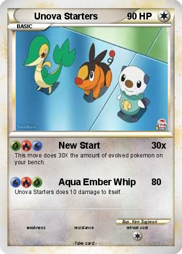 Pokemon Unova Starters